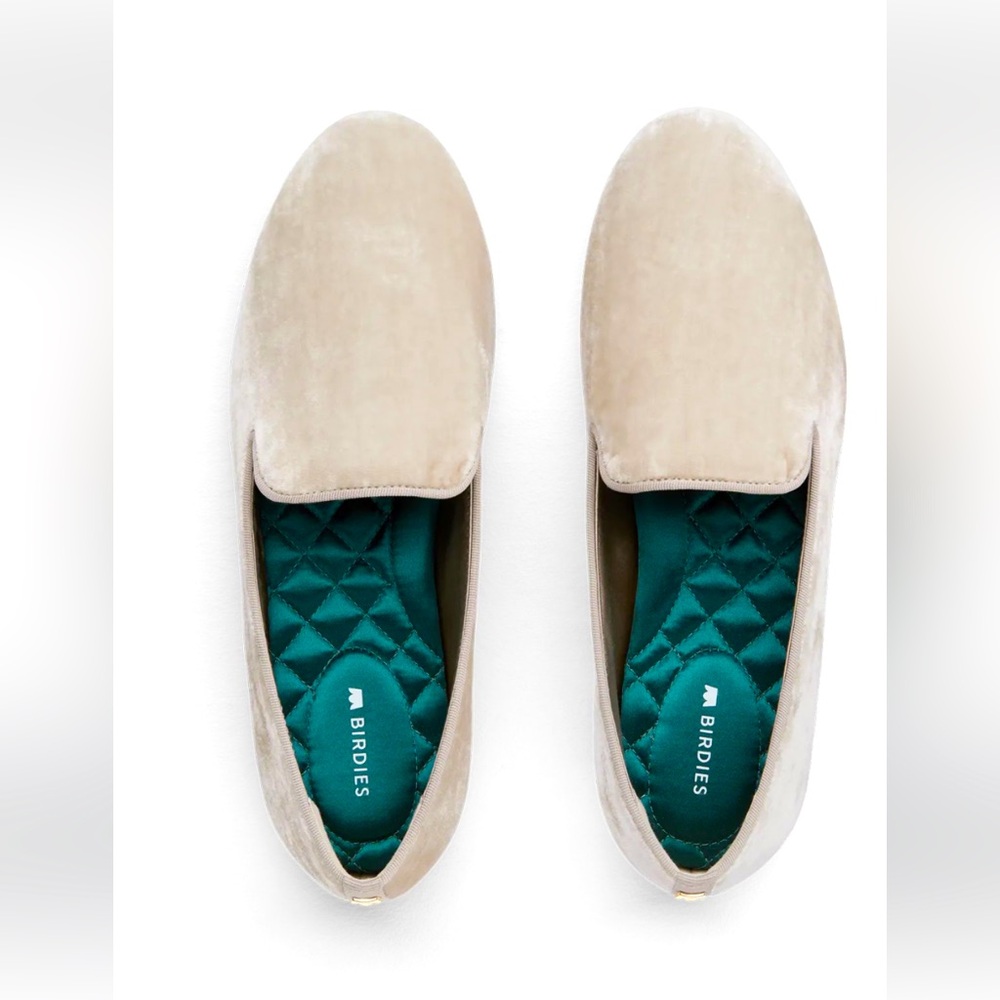 Birdie’s | The Sterling Velvet Loafer in classic tan | Women size 8